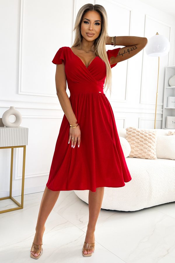 red Evening dress model 194747 Numoco