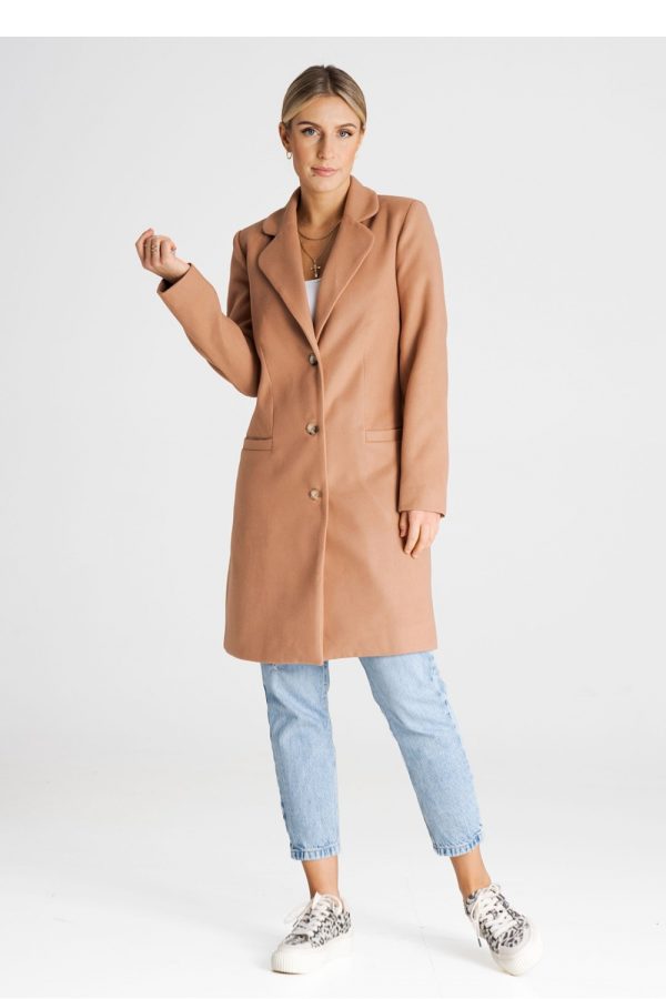 beige Coat model 194797 Figl