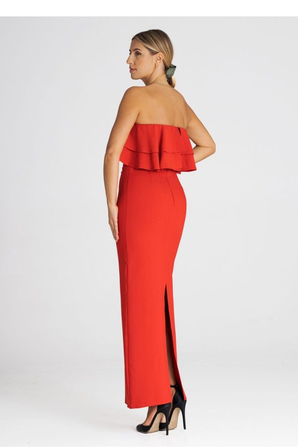 red Cocktail dress model 194804 Figl