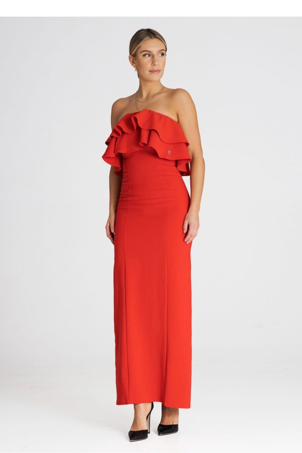 red Cocktail dress model 194804 Figl