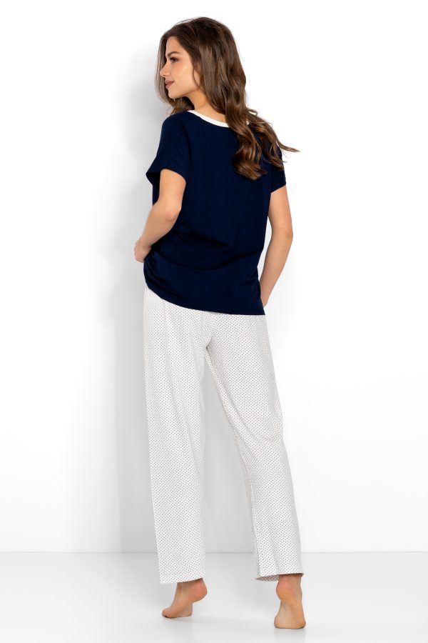 navy blue Pyjama model 170342 Momenti Per Me