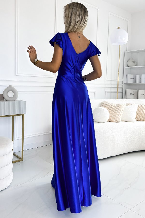 blue Long dress model 196391 Numoco