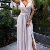 1029422 beige Long dress model 196830 Numoco