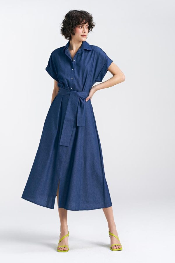navy blue Daydress model 197006 Nife