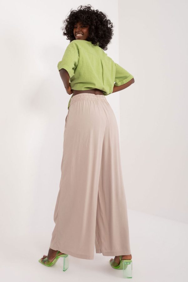 beige Women trousers model 197538 Sublevel