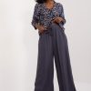 navy blue Women trousers model 197539 Sublevel