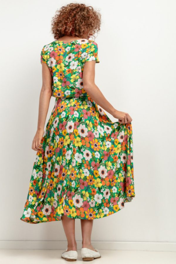 green Skirt model 198529 Tessita