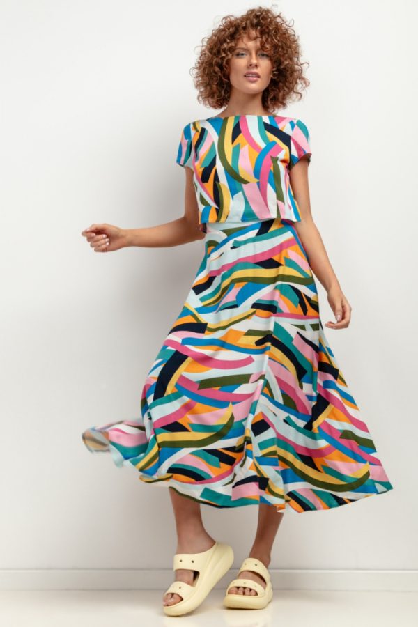 multicolor Skirt model 198531 Tessita