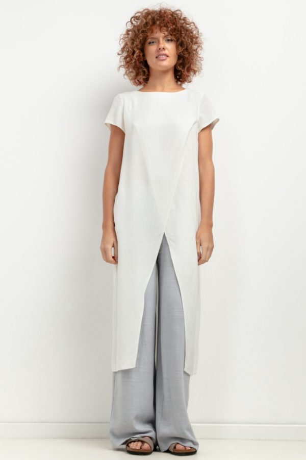 white Tunic model 198565 Tessita