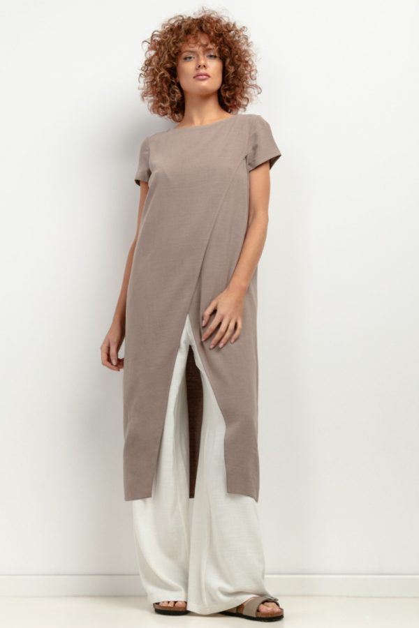 brown Tunic model 198566 Tessita