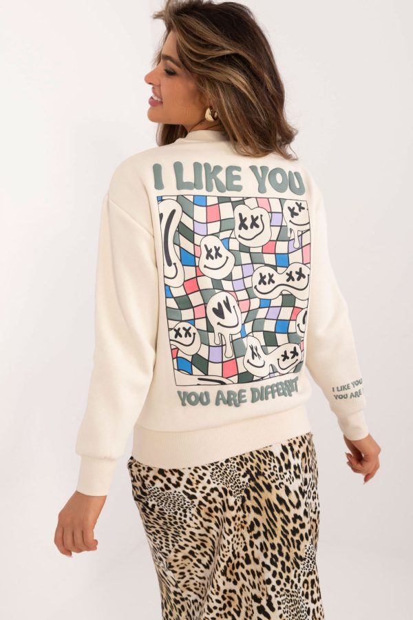 beige Sweatshirt model 199208 Sublevel