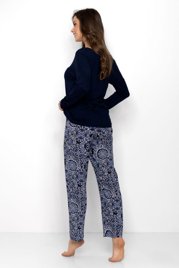 navy blue Pyjama model 199727 Momenti Per Me