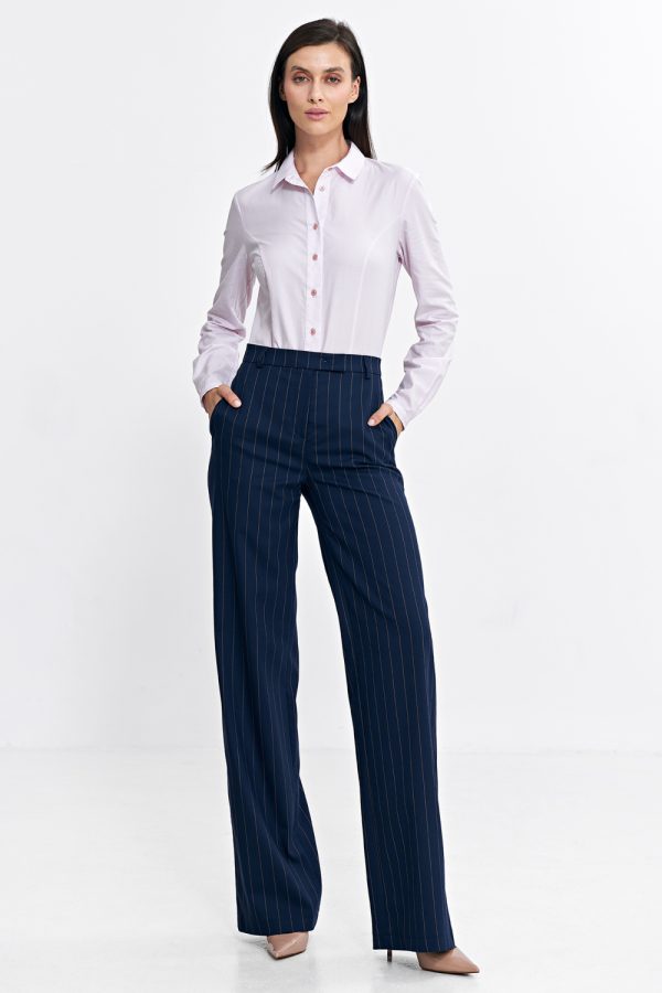 navy blue Trousers model 200390 Nife