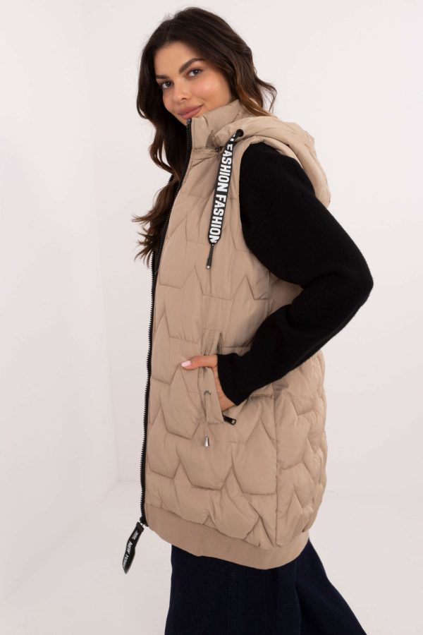 beige Gilet model 200965 Factory Price