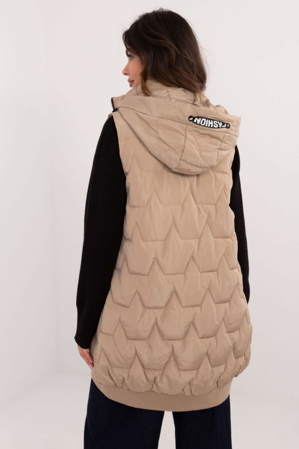 beige Gilet model 200965 Factory Price