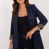 navy blue Jacket model 200987 Italy Moda