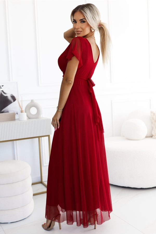 red Long dress model 202448 Numoco