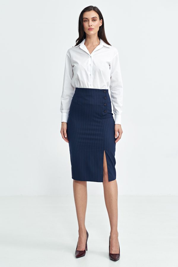 navy blue Skirt model 202486 Nife