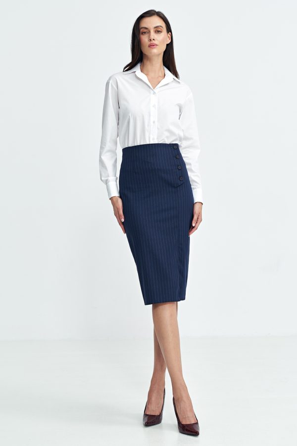 navy blue Skirt model 202486 Nife