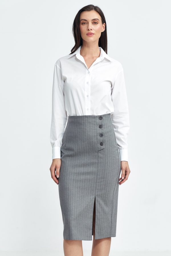grey Skirt model 202487 Nife