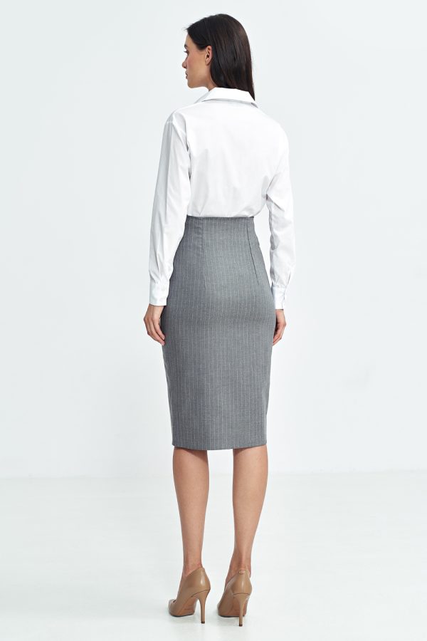 grey Skirt model 202487 Nife
