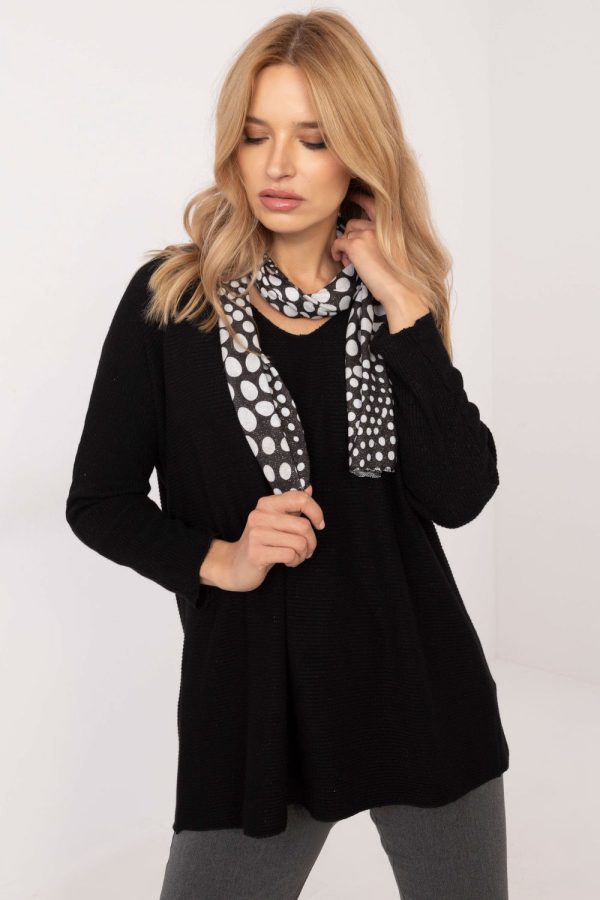 black Jumper model 202908 Italy Moda