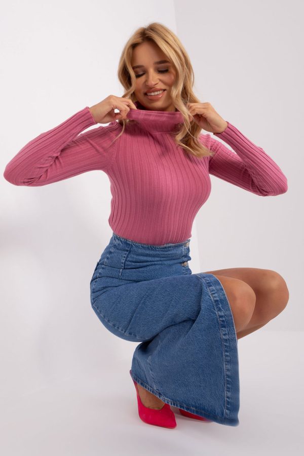 pink Turtleneck model 203009 Factory Price