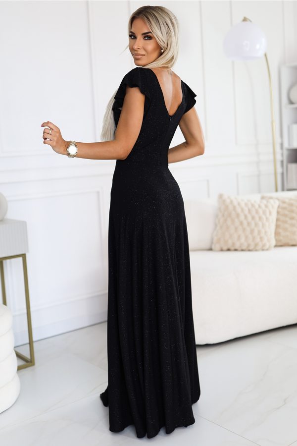 black Long dress model 203073 Numoco