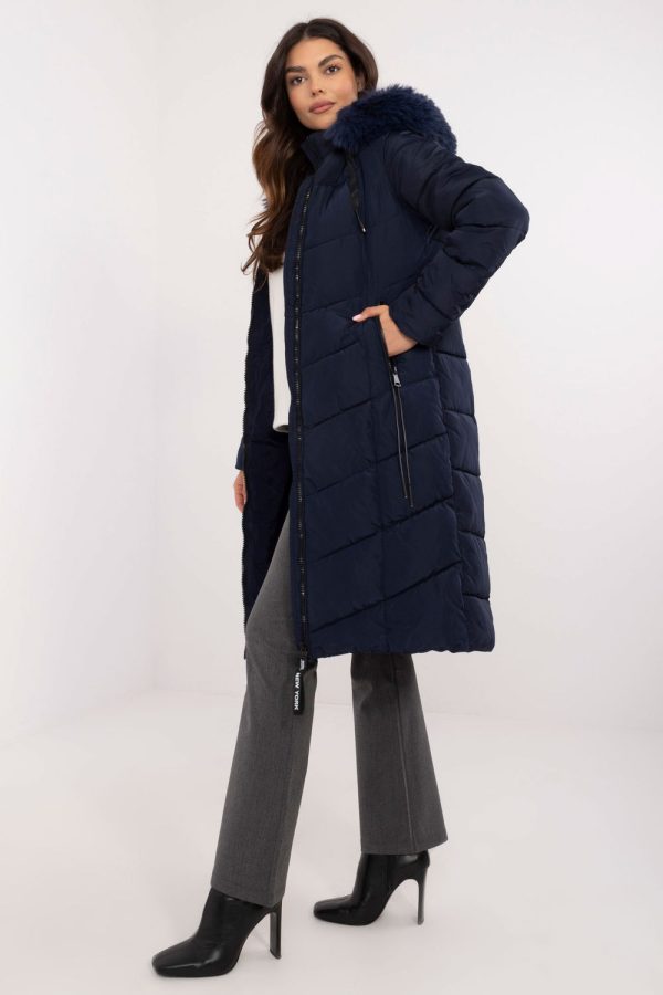 navy blue Jacket model 203082 Factory Price