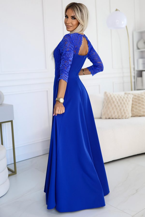 blue Long dress model 203293 Numoco