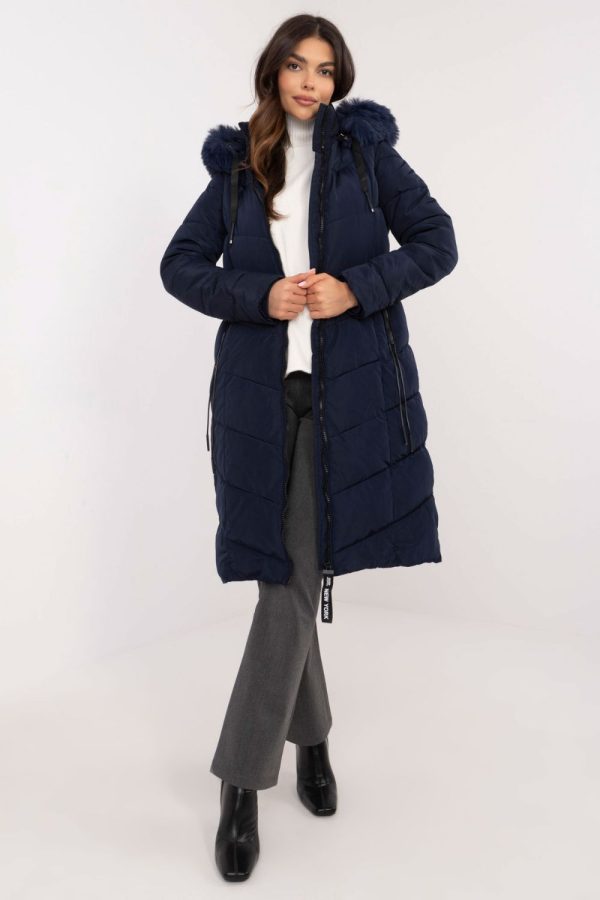 navy blue Jacket model 203082 Factory Price