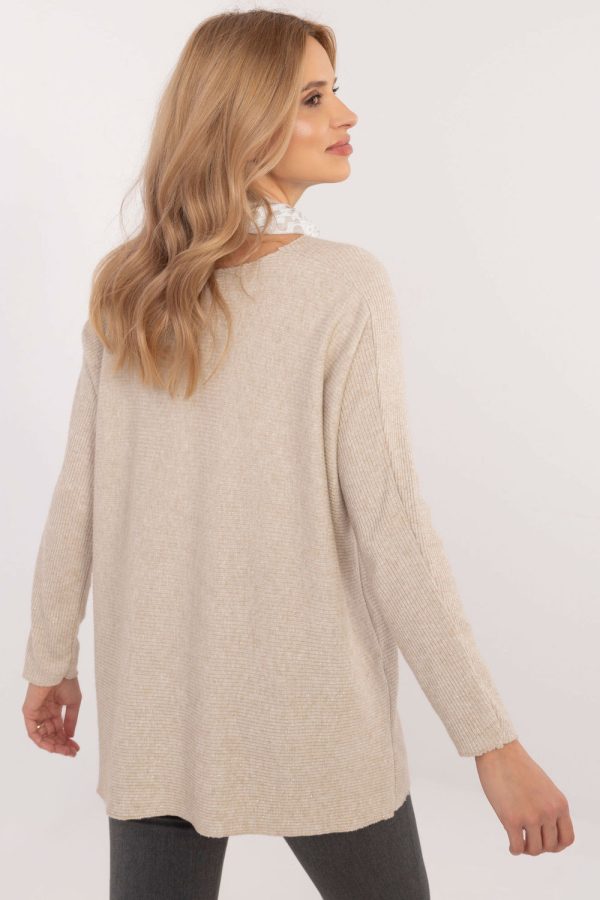 beige Jumper model 203743 Italy Moda