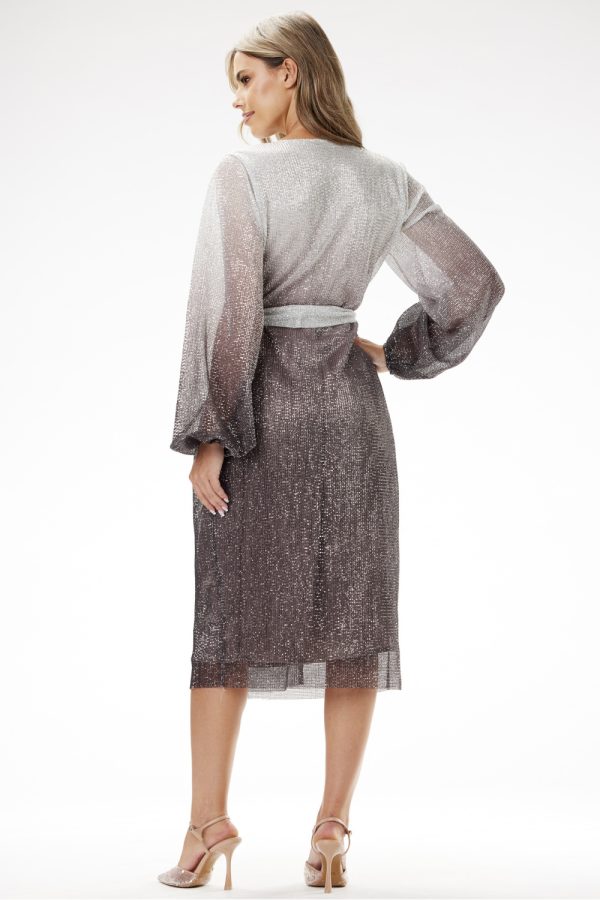 grey Evening dress model 204242 awama