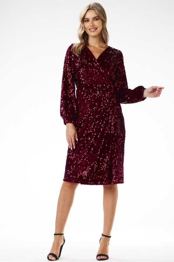 red Evening dress model 204253 awama