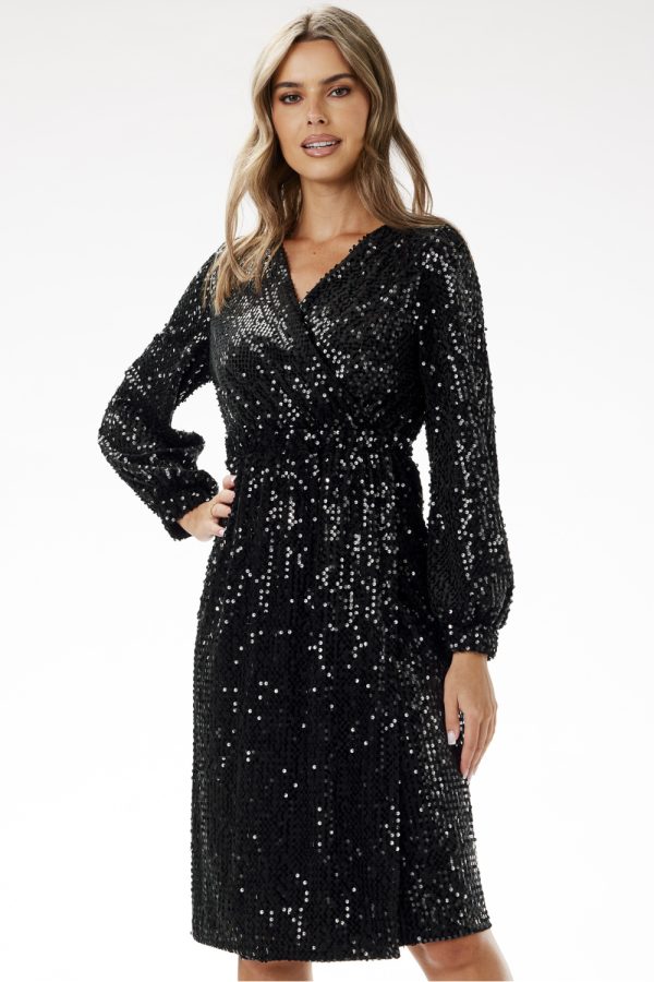 black Evening dress model 204254 awama
