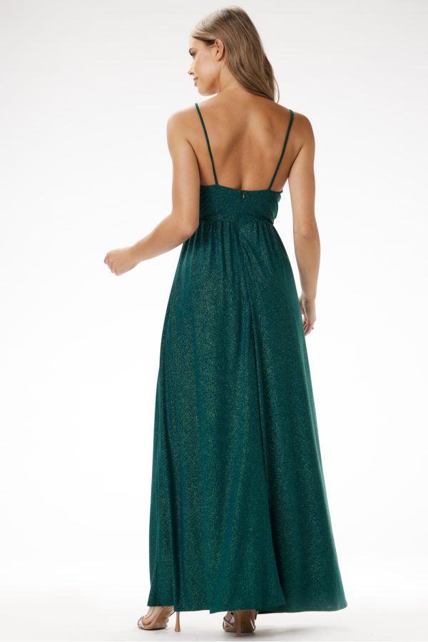 green Long dress model 204263 awama