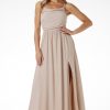 beige Long dress model 204265 awama