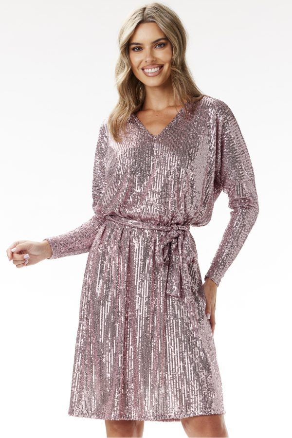pink Evening dress model 204283 awama