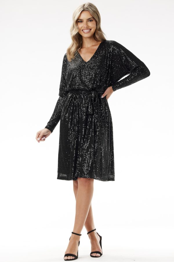 black Evening dress model 204284 awama
