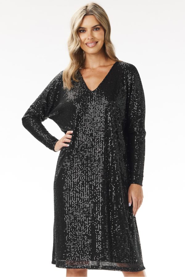 black Evening dress model 204284 awama