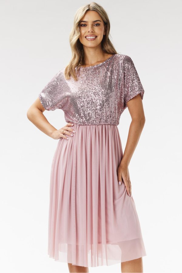 pink Evening dress model 204287 awama