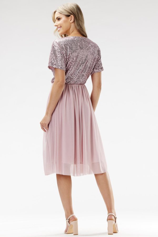 pink Evening dress model 204287 awama