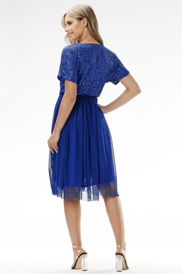 blue Evening dress model 204288 awama