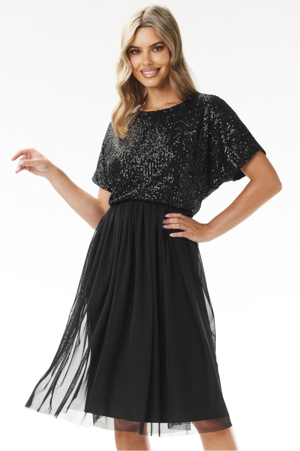 black Evening dress model 204289 awama