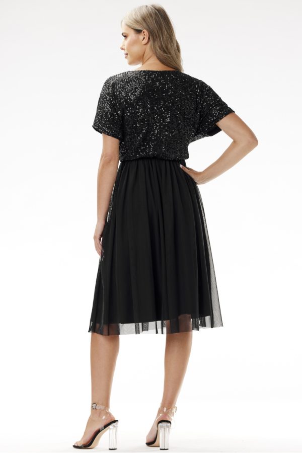 black Evening dress model 204289 awama