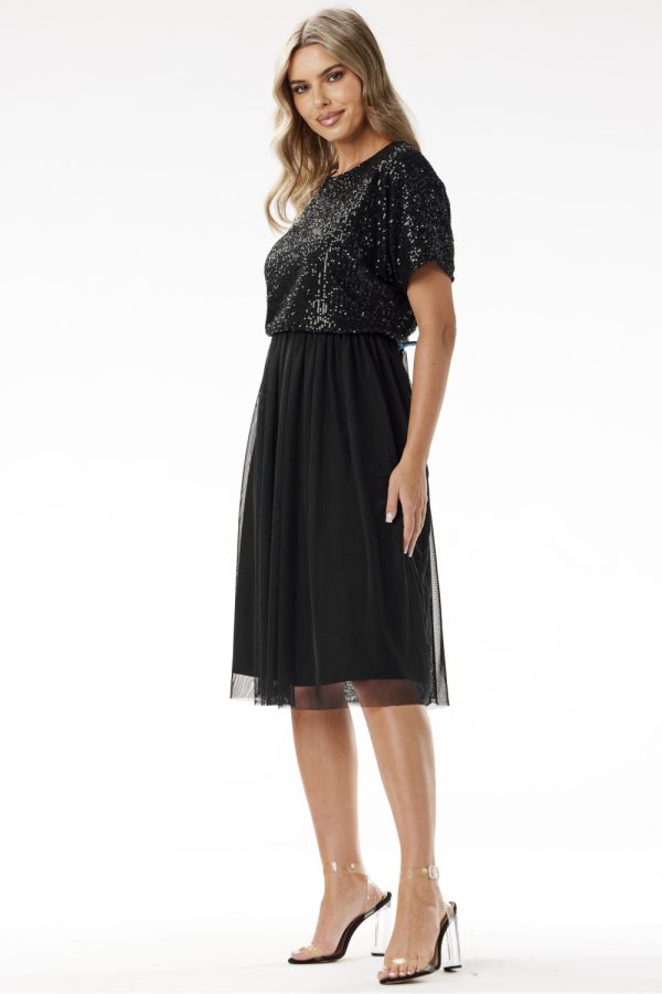 black Evening dress model 204289 awama