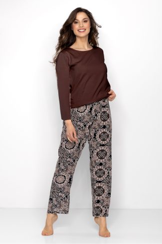 brown Pyjama model 205976 Momenti Per Me