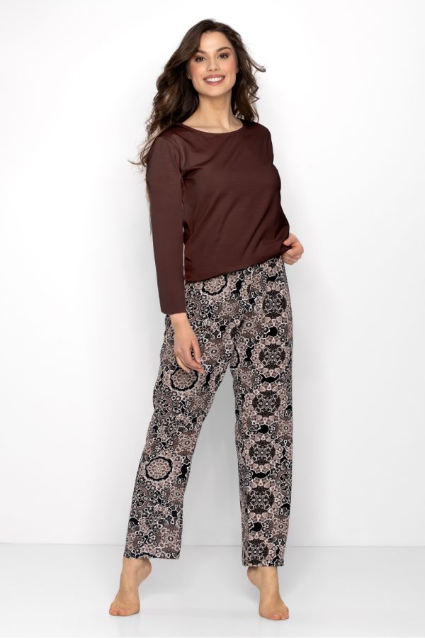 brown Pyjama model 205976 Momenti Per Me