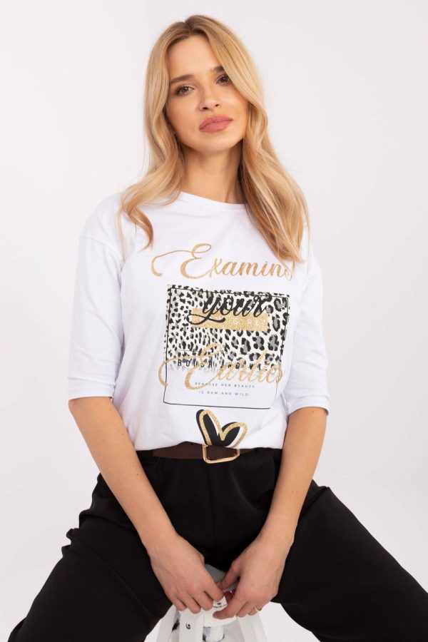 white Blouse model 208575 Factory Price