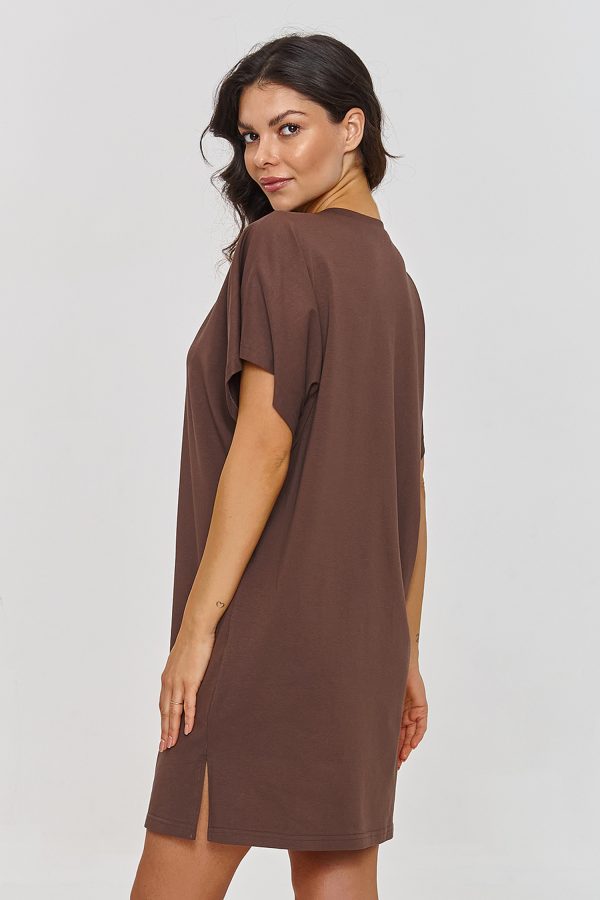 brown Daydress model 209747 Makadamia
